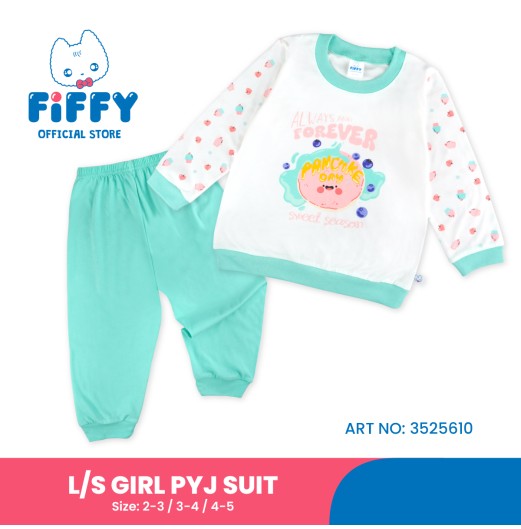 FIFFY PANCAKE DAY LONG SLEEVE GIRL PYJAMAS SUIT BAJU BAYI (3525610) FIFFY PANCAKE DAY LONG SLEEVE GIRL PYJAMAS SUIT BAJU BAYI (3525610)