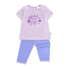 FIFFY CUTE & SWEET SHORT SLEEVE GIRL PYJAMAS SUIT BAJU BAYI  (3526201)