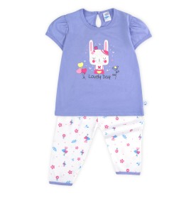 FIFFY LOVELY DAY SHORT SLEEVE GIRL PYJAMAS SUIT BAJU BAYI (3526601)