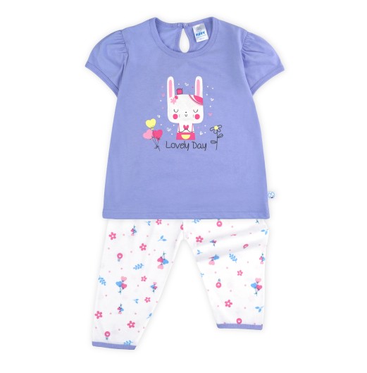 FIFFY LOVELY DAY SHORT SLEEVE GIRL PYJAMAS SUIT BAJU BAYI (3526601)