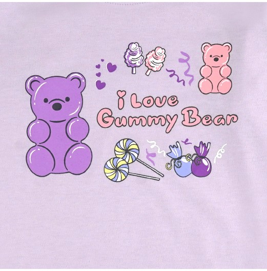 FIFFY GUMMY BEAR LONG SLEEVE GIRL PYJAMAS SUIT BAJU BAYI (3526602)