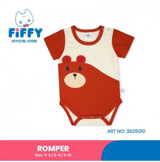 FIFFY CUDDLE BEAR BAJU BAYI ROMPER SUIT (3625010)