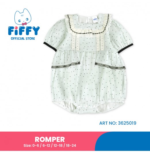 FIFFY POLKA DOTS ROMPER BAJU BAYI (3625019) FIFFY POLKA DOTS ROMPER BAJU BAYI (3625019)