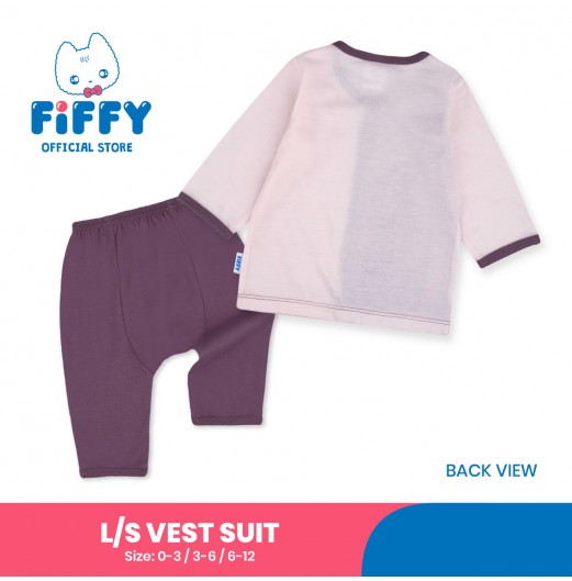 FIFFY TO THE STARS BAJU BAYI LONG SLEEVE VEST SUIT (4025031)