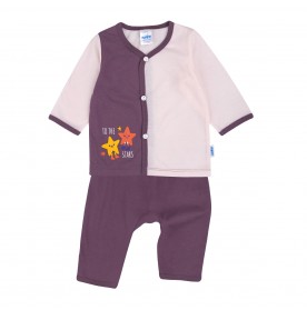 FIFFY TO THE STARS BAJU BAYI LONG SLEEVE VEST SUIT (4025031)