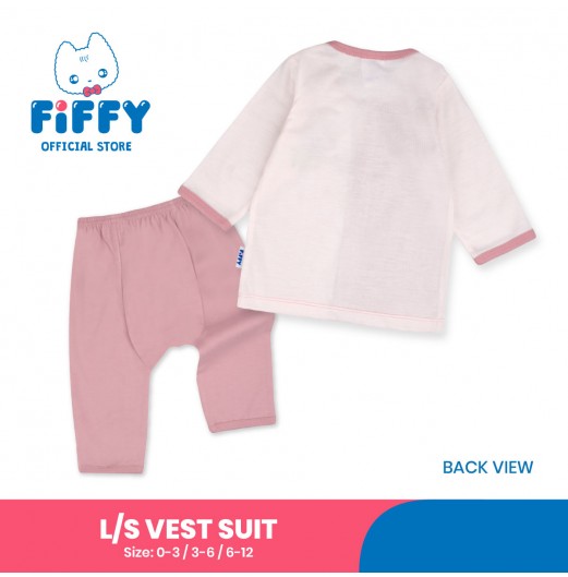 FIFFY BE BRAVE BAJU BAYI LONG SLEEVE VEST SUIT (4025032)