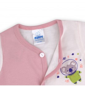 FIFFY BE BRAVE BAJU BAYI LONG SLEEVE VEST SUIT (4025032)