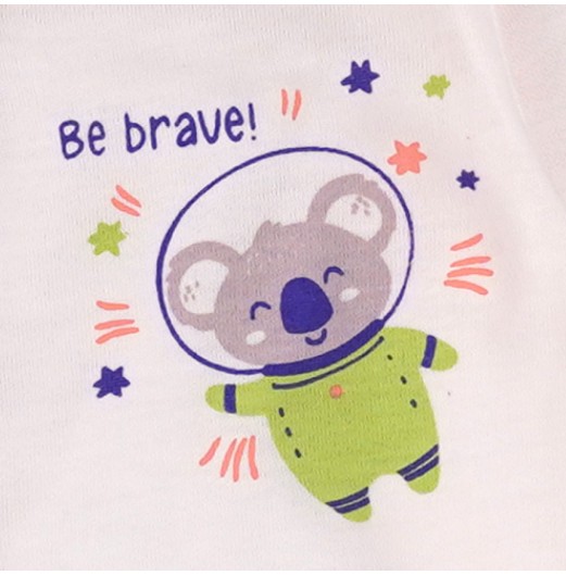 FIFFY BE BRAVE BAJU BAYI LONG SLEEVE VEST SUIT (4025032)
