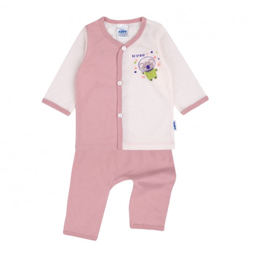 FIFFY BE BRAVE BAJU BAYI LONG SLEEVE VEST SUIT (4025032)