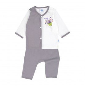 FIFFY BE BRAVE BAJU BAYI LONG SLEEVE VEST SUIT (4025032)