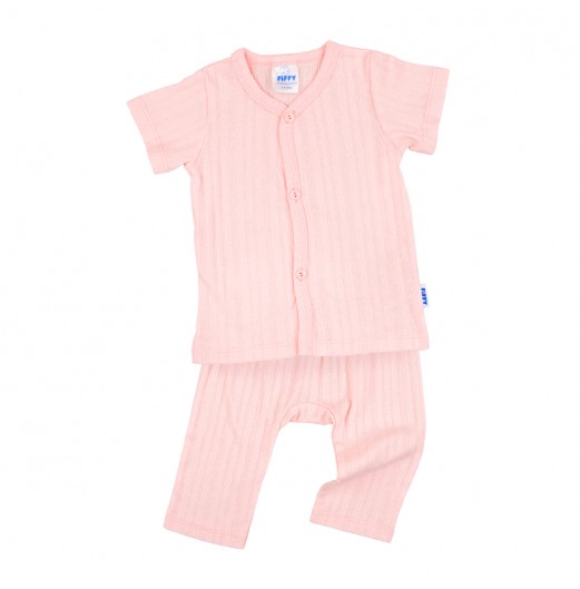 FIFFY CLASSIC BAJU BAYI SHORT SLEEVE VEST + LONG PANT SUIT (4025033) FIFFY CLASSIC BAJU BAYI SHORT SLEEVE VEST + LONG PANT SUIT (4025033)