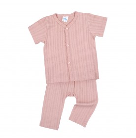 FIFFY CLASSIC BAJU BAYI SHORT SLEEVE VEST + LONG PANT SUIT (4025033) FIFFY CLASSIC BAJU BAYI SHORT SLEEVE VEST + LONG PANT SUIT (4025033)