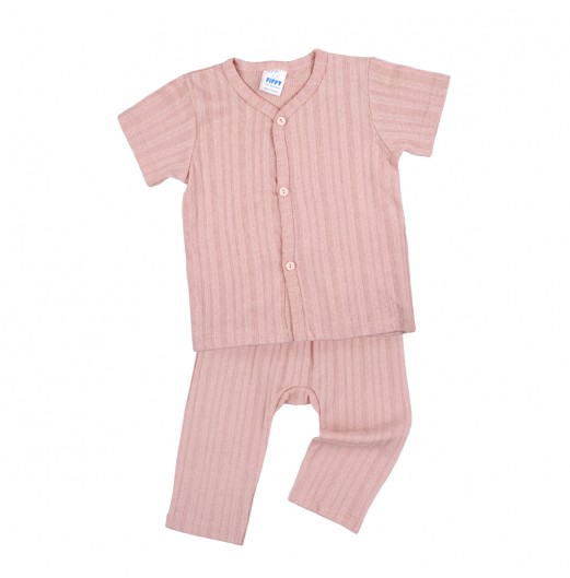 FIFFY CLASSIC BAJU BAYI SHORT SLEEVE VEST + LONG PANT SUIT (4025033) FIFFY CLASSIC BAJU BAYI SHORT SLEEVE VEST + LONG PANT SUIT (4025033)