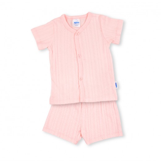 FIFFY CLASSIC BAJU BAYI SHORT SLEEVE VEST SUIT (4025035) FIFFY CLASSIC BAJU BAYI SHORT SLEEVE VEST SUIT (4025035)