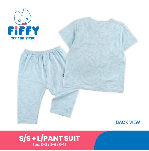 FIFFY OCEAN TREASURE SHORT SLEEVE + LONG PANT SUIT BAJU BAYI (4025040) FIFFY OCEAN TREASURE SHORT SLEEVE + LONG PANT SUIT BAJU BAYI (4025040)
