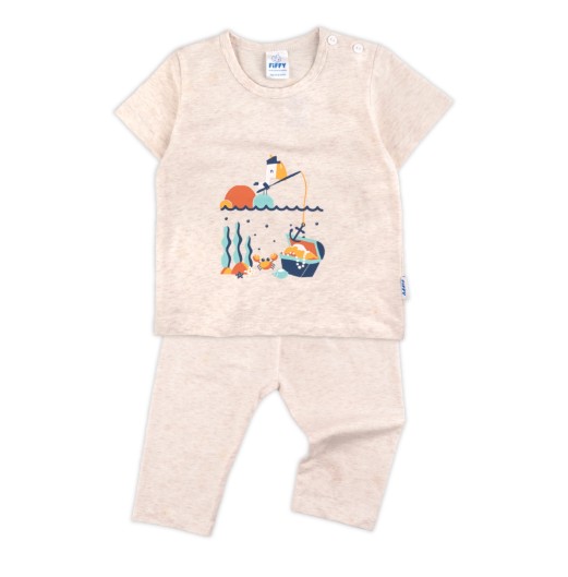 FIFFY OCEAN TREASURE SHORT SLEEVE + LONG PANT SUIT BAJU BAYI (4025040) FIFFY OCEAN TREASURE SHORT SLEEVE + LONG PANT SUIT BAJU BAYI (4025040)