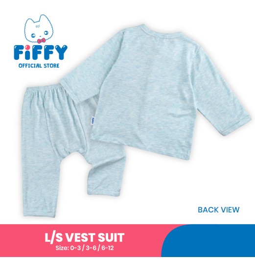 FIFFY HELLO SUMMER LONG SLEEVE VEST SUIT BAJU BAYI (4025041) FIFFY HELLO SUMMER LONG SLEEVE VEST SUIT BAJU BAYI (4025041)