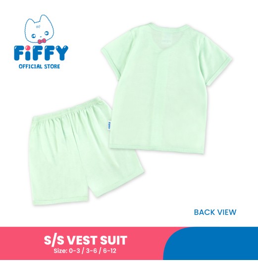 FIFFY STAR FISH SHORT SLEEVE VEST SUIT BAJU BAYI (4025043)