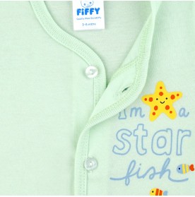 FIFFY STAR FISH SHORT SLEEVE VEST SUIT BAJU BAYI (4025043)