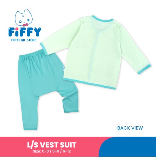 FIFFY ENJOY THE SUN LONG SLEEVE VEST SUIT BAJU BAYI (4025045)