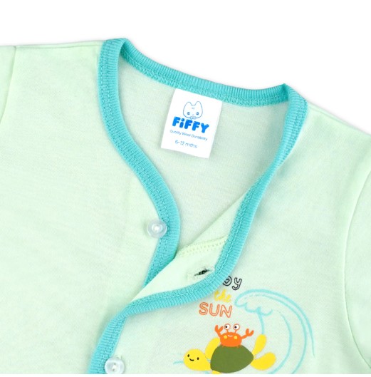 FIFFY ENJOY THE SUN LONG SLEEVE VEST SUIT BAJU BAYI (4025045)
