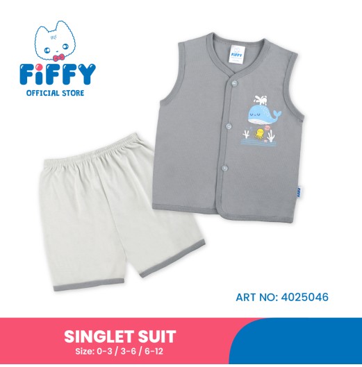  FIFFY OCEAN FRIENDS SINGLET SUIT BAJU BAYI (4025046)