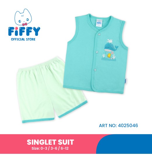  FIFFY OCEAN FRIENDS SINGLET SUIT BAJU BAYI (4025046)