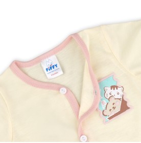 FIFFY TRAVEL BUDDY SHORT SLEEVE VEST SUIT BAJU BAYI (4026001)