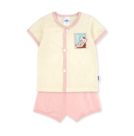 FIFFY TRAVEL BUDDY SHORT SLEEVE VEST SUIT BAJU BAYI (4026001)