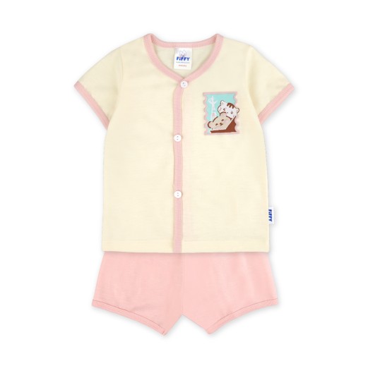 FIFFY TRAVEL BUDDY SHORT SLEEVE VEST SUIT BAJU BAYI (4026001) FIFFY TRAVEL BUDDY SHORT SLEEVE VEST SUIT BAJU BAYI (4026001)