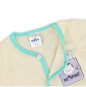 FIFFY READY TO TRAVEL SHORT SLEEVE VEST + LONG PANT SUIT BAJU BAYI (4026002)