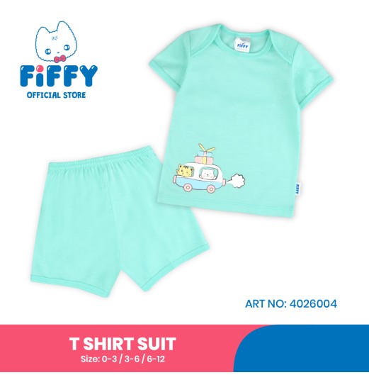 FIFFY TRIP TIME T-SHIRT SUIT BAJU BAYI (4026004)