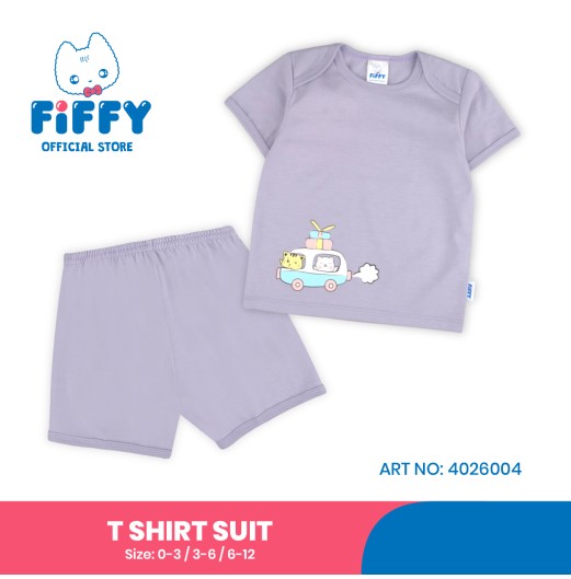 FIFFY TRIP TIME T-SHIRT SUIT BAJU BAYI (4026004)