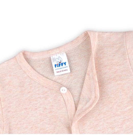 FIFFY LITTLE CHICKIE SHORT SLEEVE VEST + LONG PANT SUIT BAJU BAYI (4026005)