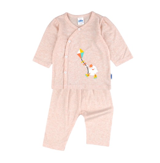 FIFFY LITTLE CHICKIE LONG SLEEVE VEST SUIT BAJU BAYI (4026006) FIFFY LITTLE CHICKIE LONG SLEEVE VEST SUIT BAJU BAYI (4026006)