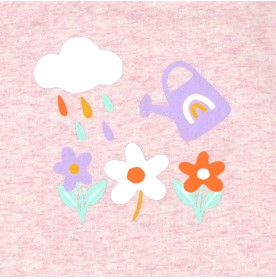 FIFFY RAINBOW GARDEN SHORT SLEEVE VEST + SHORT PANT SUIT BAJU BAYI (4026007)