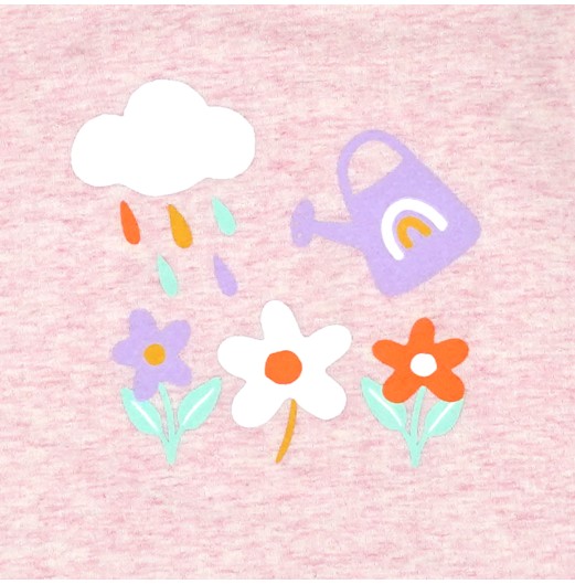 FIFFY RAINBOW GARDEN SHORT SLEEVE VEST + SHORT PANT SUIT BAJU BAYI (4026007)