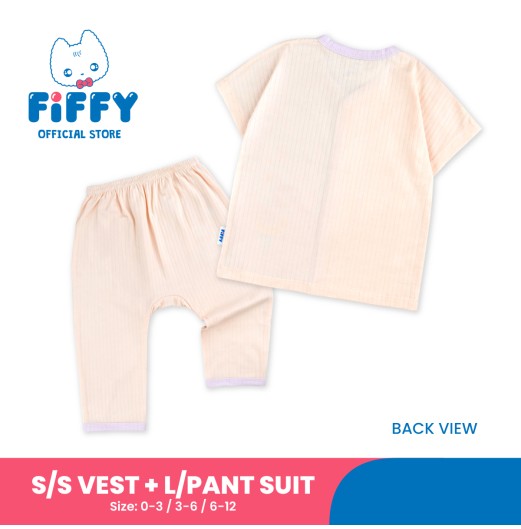 FIFFY FRUITY CONE SHORT SLEEVE + LONG PANT SUIT BAJU BAYI (4026011)