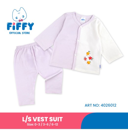 FIFFY FRUIT BASKET LONG SLEEVE VEST SUIT BAJU BAYI (4026012)