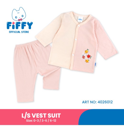 FIFFY FRUIT BASKET LONG SLEEVE VEST SUIT BAJU BAYI (4026012)