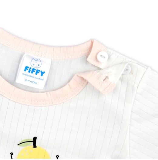 FIFFY FRUIT POCKET T-SHIRT SUIT BAJU BAYI (4026013) FIFFY FRUIT POCKET T-SHIRT SUIT BAJU BAYI (4026013)
