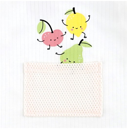 FIFFY FRUIT POCKET T-SHIRT SUIT BAJU BAYI (4026013) FIFFY FRUIT POCKET T-SHIRT SUIT BAJU BAYI (4026013)