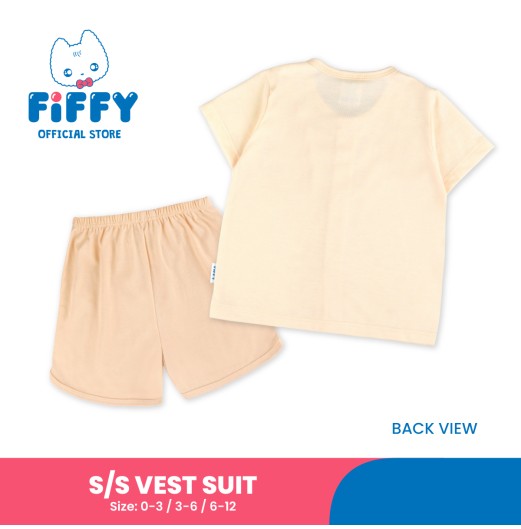 FIFFY YOU ARE MY PRECIOUS SHORT SLEEVE VEST SUIT BAJU BAYI (4026021) FIFFY YOU ARE MY PRECIOUS SHORT SLEEVE VEST SUIT BAJU BAYI (4026021)