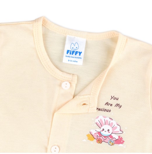 FIFFY YOU ARE MY PRECIOUS SHORT SLEEVE VEST SUIT BAJU BAYI (4026021) FIFFY YOU ARE MY PRECIOUS SHORT SLEEVE VEST SUIT BAJU BAYI (4026021)