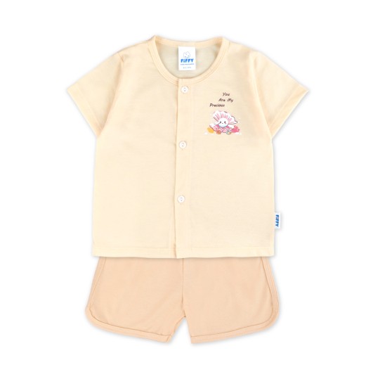 FIFFY YOU ARE MY PRECIOUS SHORT SLEEVE VEST SUIT BAJU BAYI (4026021) FIFFY YOU ARE MY PRECIOUS SHORT SLEEVE VEST SUIT BAJU BAYI (4026021)