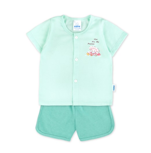 FIFFY YOU ARE MY PRECIOUS SHORT SLEEVE VEST SUIT BAJU BAYI (4026021) FIFFY YOU ARE MY PRECIOUS SHORT SLEEVE VEST SUIT BAJU BAYI (4026021)
