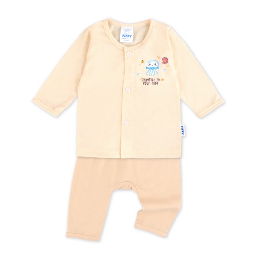 FIFFY JELLYFISH IN YOUR AREA LONG SLEEVE VEST SUIT BAJU BAYI (4026022)