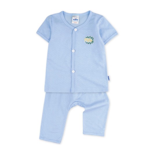 FIFFY GENTLE SHORT SLEEVE VEST + LONG PANT SUITBAJU BAYI (4026805) FIFFY GENTLE SHORT SLEEVE VEST + LONG PANT SUITBAJU BAYI (4026805)