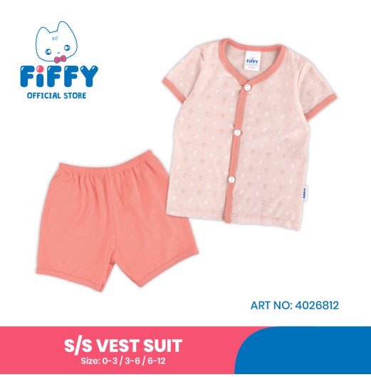 FIFFY STARRY BREEZE SHORT SLEEVE VEST SUIT BAJU BAYI (4026812)