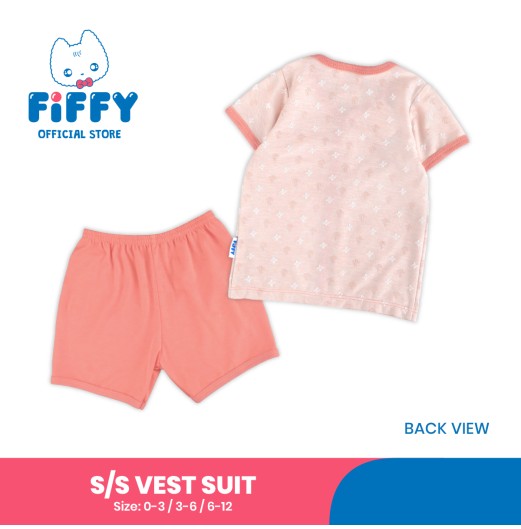 FIFFY STARRY BREEZE SHORT SLEEVE VEST SUIT BAJU BAYI (4026812)